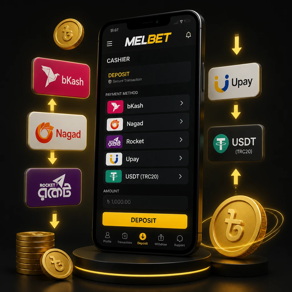 Melbet Bangladesh payment methods